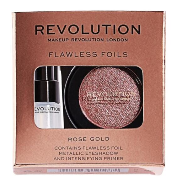 Revolution London Other - Revolution Beauty Makeup Flawless Foils Eyeshadow, Rose Gold NWT